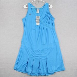 Adidas Ana Ivanovic Adilibria Tennis Dress Womens Size XL Blue Polyester Rare